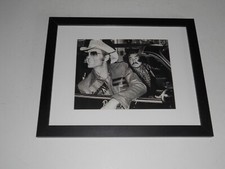 Framed Jerry Reed / Burt Reynolds Smokey and the Bandit b/w Photo 1977 22