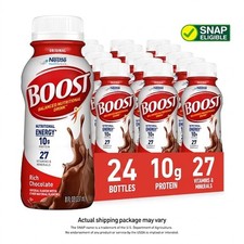 BOOST Original, Nutritional Drink, Rich Chocolate, 10g Protein, Pack24 - 8 fl oz picture