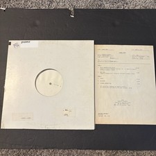 TEST PRESS Egberto Gismonti - Solo ECM 1136 Rare White Label Jazz 1979 Sheet picture