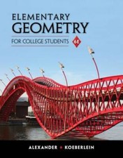 Elementary Geometry for College Students - Hardcover - GOOD picture