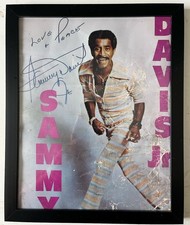 Sammy Davis Jr. signed autographed photo 8x10 framed picture