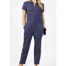 NWT Outerknown Classic Fit Button-Front S.E.A. Suit Victory Blue Women's Small picture