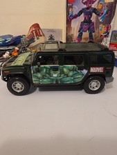 1:18 MAISTO MARVEL HULK HUMMER H2 SUV GREEN/BLACK, Light Wear On Right Door picture