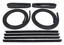 JEGS Door Weatherstrip Seal Kit for 1982-1993 Chevrolet S-10 and GMC S-15 picture
