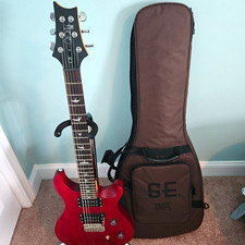 PRS SE Standard 24 Red Solid-Body 6-String Electric Guitar 24 Frets Gig Bag picture