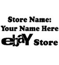 EBAY STORE NAME Self-Inking Stamp -Black  - Trodat 4911 - 9/16
