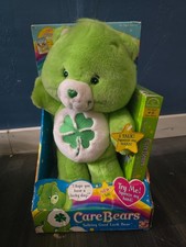 Vintage 2002 Care Bear Good Luck Bear Plush 13