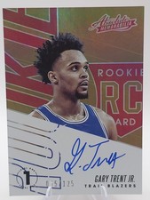 2018-19 Panini Absolute Memorabilia Rookie 73/125 Gary Trent Jr #RA-GTJ Auto picture