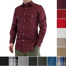 Wrangler Men's Western Shirt 2-Sawtooth Pockets, Snap Front, Long Sleeve, Serged picture