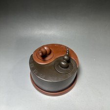 vintage chinese yixing purple clay teapot zisha ceremony carving Collectible art picture