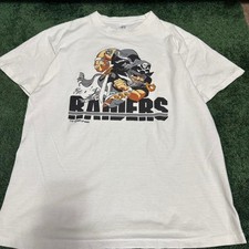 Vintage 1988 Oakland Raiders white cotton t-shirt picture