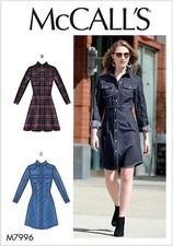 McCall's Sewing Pattern 10306 M7996 Misses Dress Size 14-22 picture