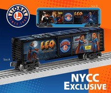NYCC 2026 exclusive Lionel Trains KING LEO LION train boxcar New York Comic Con picture