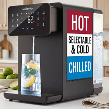 Ivation H2O Hot Cold Countertop Reverse Osmosis System 4 Stage Water Filter 3:1 picture