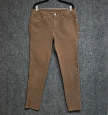Lululemon Pants Mens 34x33 Brown ABC Slim Fit Utilitech 5 Pocket Chinos FLAW picture