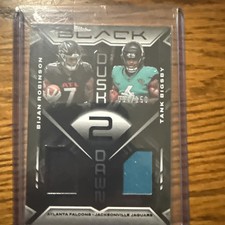 2023 Panini Black -Dusk 2 Dawn Bijan Robinson, Tank Bigsby #D2D-3 94/150 MEM, RC picture
