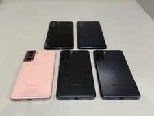 Lot of 5 Samsung Galaxy Phones – Mixed Models – Parts or Repair picture