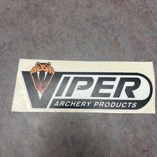 vtg - 1990s Archery Bow Bowhunting sticker - Viper Archery Products Sticker picture