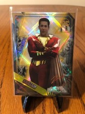2022 DCEU Series 1 Shazam DC-S-008 Zachary Levi SSP Facsimile Auto #d /200 picture