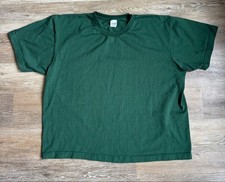 Camber Men's Green Crew Neck Short Sleeve T-Shirt XXL Cotton Knit Made in USA picture