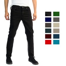 Alta Men's Slim Skinny Fit Stretch Denim Jeans 5-Pocket Dark Wash Cotton New picture