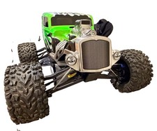 Traxxas 1/8 eRevo 4WD Electric Brushless ARTR: Green/Black custom Rat Rod Body picture