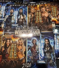 WWE Wrestlemania 42 Official Souvenir Program 2026 Las Vegas IN HAND picture