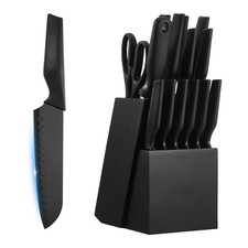 Uimoso 15-Piece Kitchen Knife Set with Block and Ergonomic Handles picture