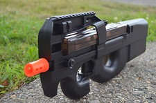 One Brand New Well D90F AEG Electric Fully Automatic Airsoft BELGIUM Deluxe Gun picture