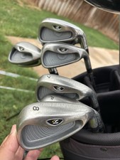 TaylorMade r7 XD Iron Set 4-SW Regular Flex Steel Shafts Silver 8 Clubs picture