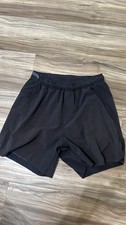 Lululemon Black Lined Surge Pace Breaker  Shorts Small 6” Inseam picture