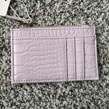Primark Lilac Faux Leather Crocodile Women's ID/Document Holder One Size picture