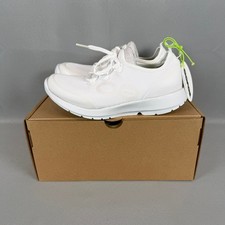 Oofos OOmg Sport LS Recovery Sneakers Womens 8 White Lace-Up Slip On Shoes NIB picture