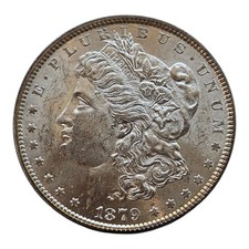 FROSTY 1879 P MORGAN SILVER DOLLAR US COIN UNCIRCULATED BU UNC picture
