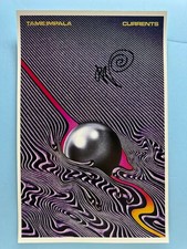 TAME IMPALA CURRENTS POSTER 11x17 SIGNED by KEVIN AUTHENTICATED COA  picture
