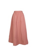 Max & Co Pink Polyester Maxi Skirt Size 36 Long A-Line Elastic Waist picture