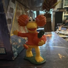 Jim Henson Vintage 1988 Fraggle Rock Red Holding Radish PVC Figure  Cake Topper picture