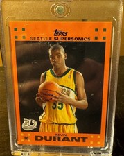 2007-08 Topps - Retail Factory Set Rookie Set Kevin Durant #2 Orange (RC) picture
