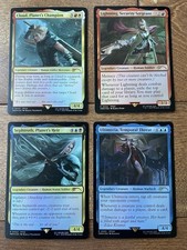 🔥 Magic MTG Final Fantasy Costco Promo Cards Foil Cloud & Sephiroth & 2 more picture