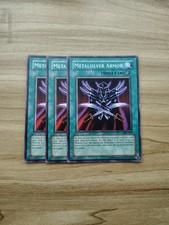 Yu-Gi-Oh - Metalsilver Armor 3X - Full Playset picture