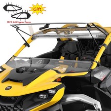 KEMIMOTO Flip Front Windshield Scratch Resistant for 2024-2026 Can-Am Maverick R picture