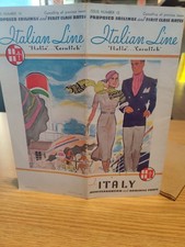 Italian Line 1933 Sailings And First Class Rates-For Rex , Conte Di Savoia +. picture