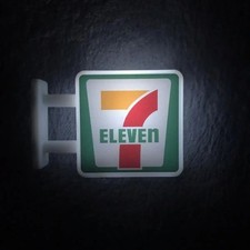 7-Eleven Miniature Light Sign Magnet Convenience Store Mini LED Sign New Japan picture