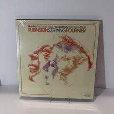 Brahms The Three Trios/Schumann Trio in D Minor Rubinstein Szeryng Fournier LP picture