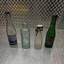 4 Vintage antique bottles MidWest finds picture