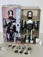 Rare 1992 Billiken RoboCop 3 Tin Wind-Up Robot Toy Japan Unused Box Key 22cm picture