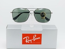 Ray-Ban Caravan 58mm Metal Sunglasses RB3136 - Gunmetal Frame / Green G-15 Lens picture