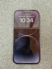 Apple iPhone 14 Pro Max 128 GB Deep Purple Unlocked Back Glass Dmg 90% Bttry picture