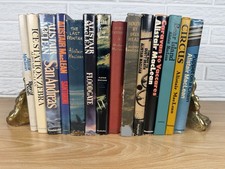 14 Alistair MacLean Hardcover Book Lot Navarone Ice Station Zebra 1st Editions picture
