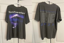 Fleshwater Band In Search Of The Endless Sky 2 Sided Charcoal Shirt Unisex S-5XL picture